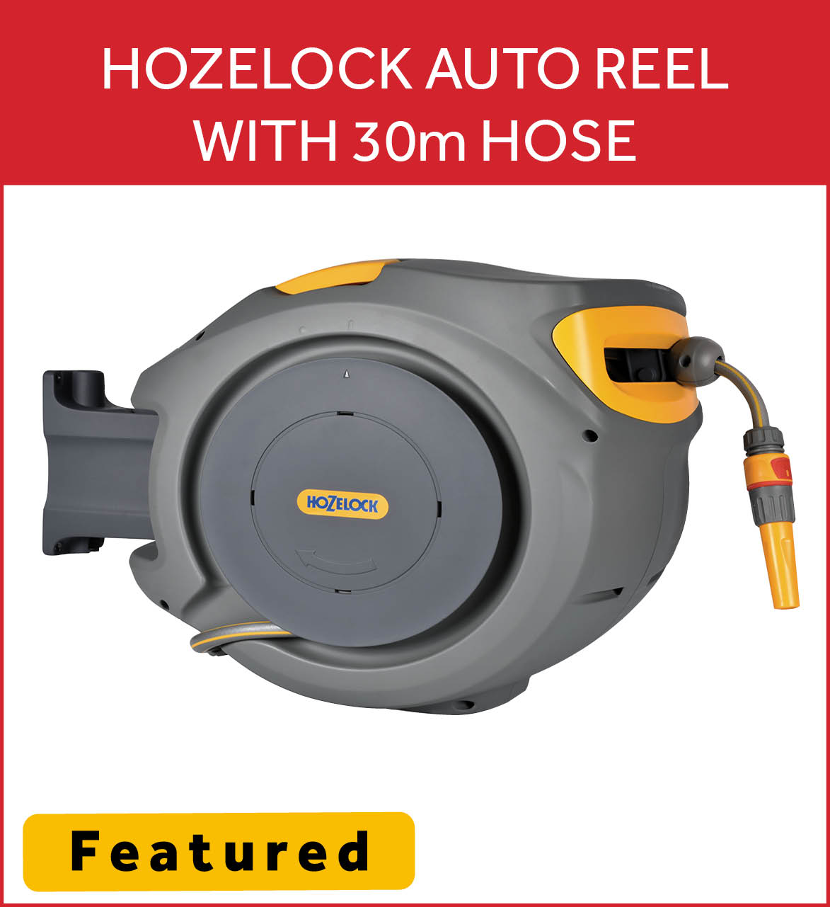 Hozelock Auto Reel with 30m Hose